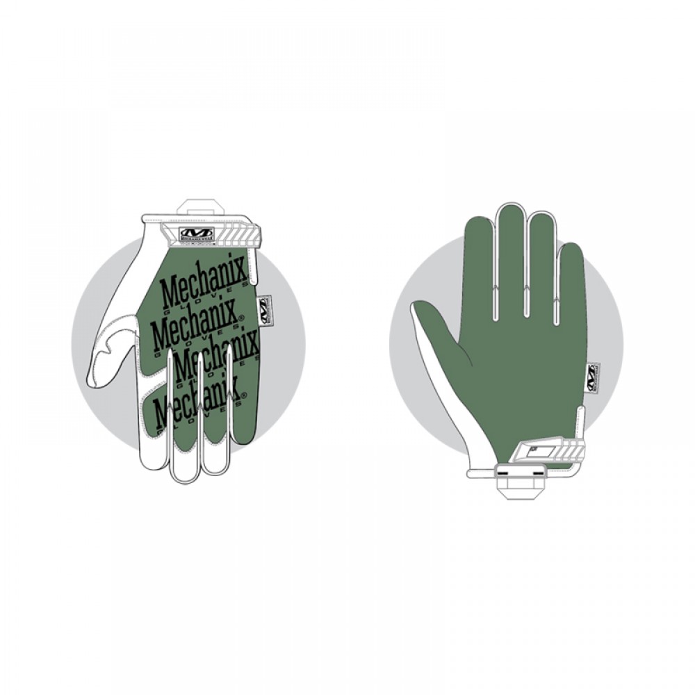 Γάντια Επαγγελματική Σειρά USA The Original Wolf Grey MECHANIX