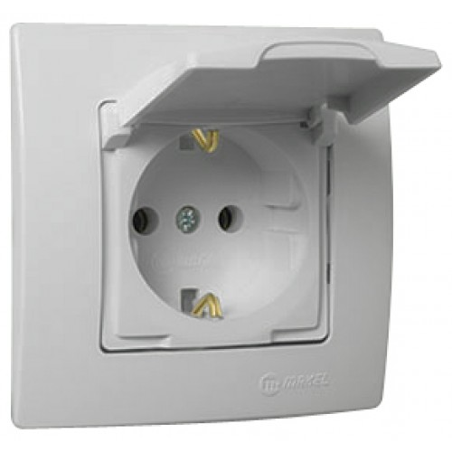 Χωνευτή Πρίζα Σούκο Βακελίτου Με Καπάκι Lillium Σε Περλέ Ματ Χρώμα Makel