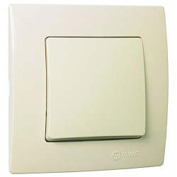 Χωνευτός Διακόπτης A/R Lillium Σε Μπεζ Χρώμα Makel