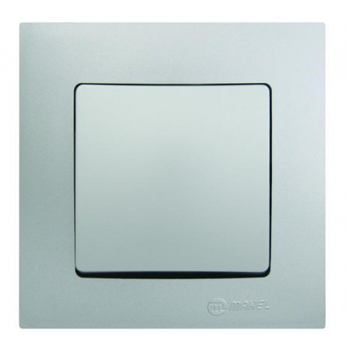 Χωνευτός Διακόπτης A/R Lillium Σε Περλέ Ματ Χρώμα Makel