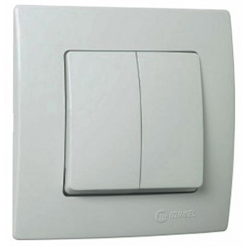 Χωνευτός Διακόπτης K/M Lillium Σε Διάφορα Χρώματα Makel
