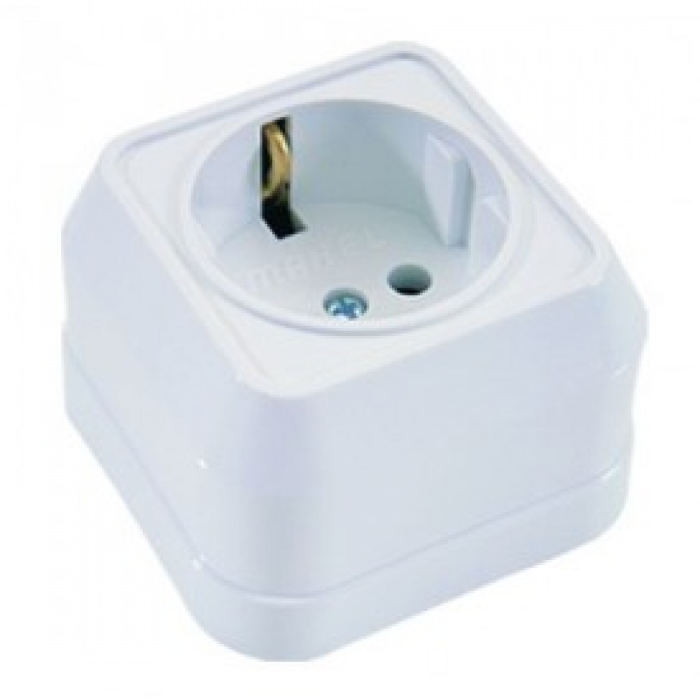 Εξωτερική Πρίζα Σούκο Σε Λευκό 240V/16W IP20 Makel