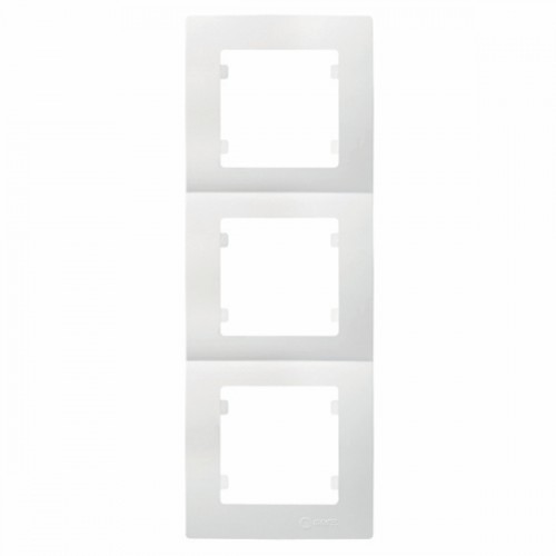 Πλαίσιο Κάθετο Τριπλό Λευκό Lillium Natural Kare Makel