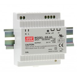 32W Τροφοδοτικό Ράγας 5V 6.5A MeanWell