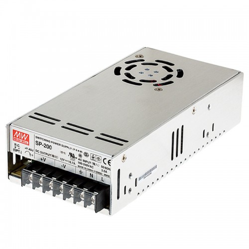 201W Τροφοδοτικό LED Power Supply 24V 8.4A Metal MeanWell