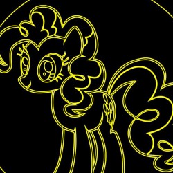 LED Φωτιστικό Χαραγμένο Plexiglass Με Σχέδιο My Little Pony Με Διακόπτη ON/OFF Plexi