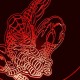 LED Φωτιστικό Χαραγμένο Plexiglass Με Σχέδιο Spiderman Με Διακόπτη ON/OFF AlphaLed