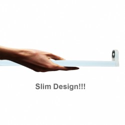 Σκαφάκι Slim 2 Θέσεων Για LED T8 150CM ACA