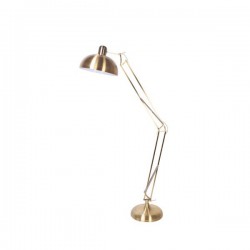 Μεταλλικό Φωτιστικό Δαπέδου E27 380mm Σε Μπρονζέ Χρώμα ΑCA