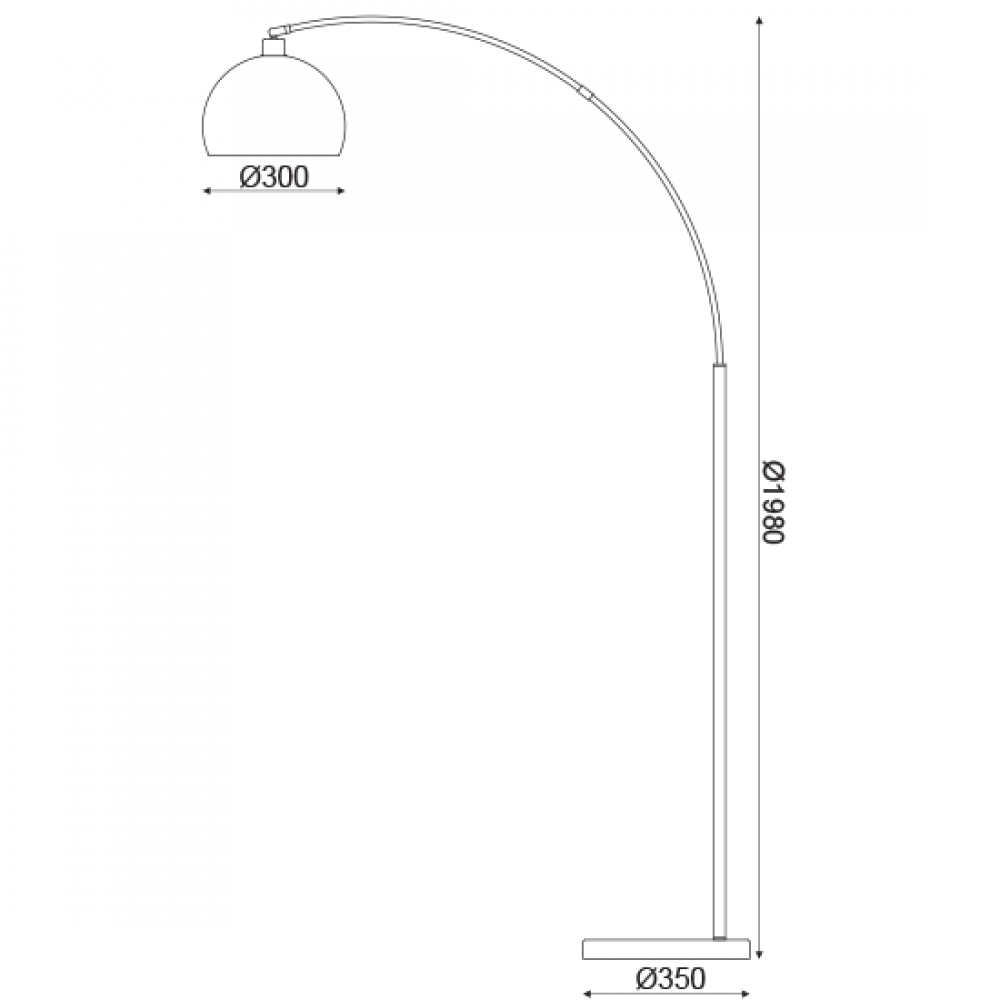 Μεταλλικό Φωτιστικό Δαπέδου Με Μάρμαρο E27 Σε Λευκό-Ορείχαλκο Χρώμα ΑCA