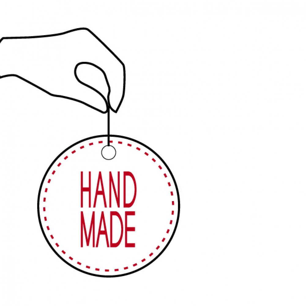 Κρεμαστό Φωτιστικό Καμπάνα Από Πηλό Μέντα Handmade Ø260 1xE27 Aca