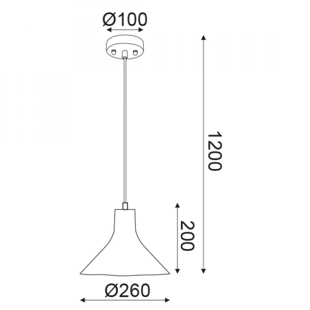 Κρεμαστό Φωτιστικό Καμπάνα Από Πηλό Μέντα Handmade Ø260 1xE27 Aca