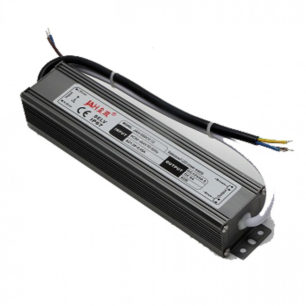 Switching Αδιάβροχο IP67 Τροφοδοτικό Για Ταινίες LED 12V 60VA Amarad
