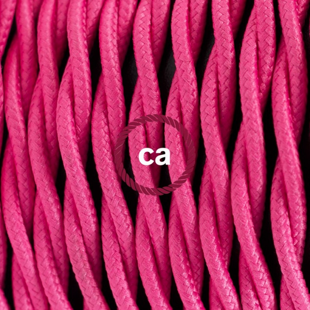 Στριφτό Υφασμάτινο Καλώδιο TM08 - Φούξια Creative Cables