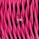 Στριφτό Υφασμάτινο Καλώδιο TM08 - Φούξια Creative Cables