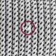 Στρογγυλό Υφασμάτινο Καλώδιο με 3D εφέ Stracciatella RT14 Creative Cables
