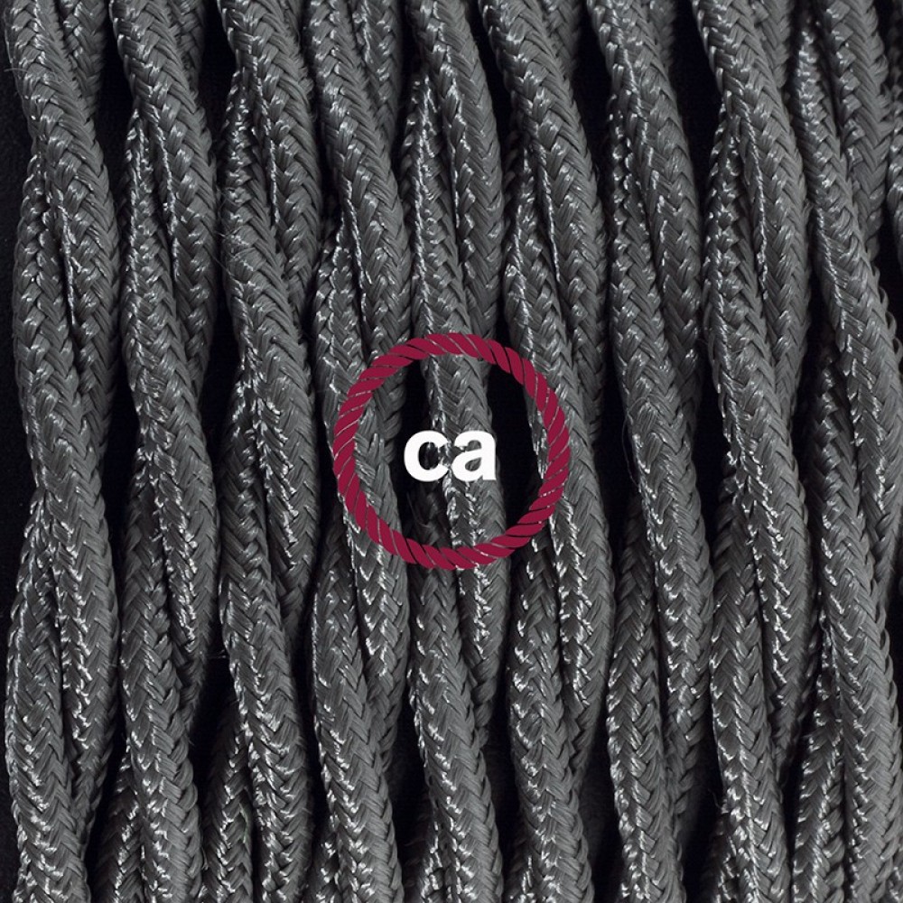 Στριφτό Υφασμάτινο Καλώδιο TM26 - Γραφίτης Creative Cables