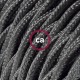 Στριφτό Υφασμάτινο Καλώδιο TM26 - Γραφίτης Creative Cables