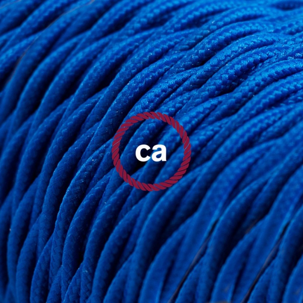 Στριφτό Υφασμάτινο Καλώδιο TM12 - Μπλε Creative Cables