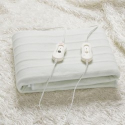 Ηλεκτρική Διπλή Κουβέρτα 160x140cm Με 2 Χειριστήρια 3 Θέσεων Πλενόμενη - Eurolamp 