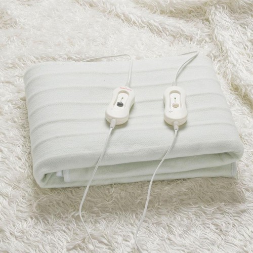 Ηλεκτρική Διπλή Κουβέρτα 160x140cm Με 2 Χειριστήρια 3 Θέσεων Πλενόμενη - Eurolamp 