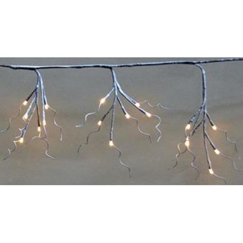 Χιονισμένο Κλαδί Με 48 LED Θερμά Λευκά 150cm Magic Christmas