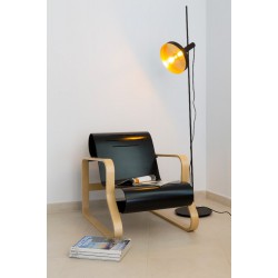 Φωτιστικό Δαπέδου Αλουμινίου Σε Χρυσό Χρώμα 1xE27 WHIZZ FARO 20164