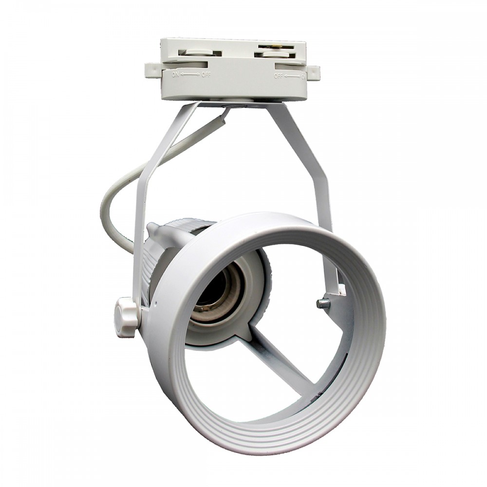 Φωτιστικό Ράγας Τριφασική 4 Καλωδίων Για PAR30 Σε Λευκό ή Μαύρο Eurolamp