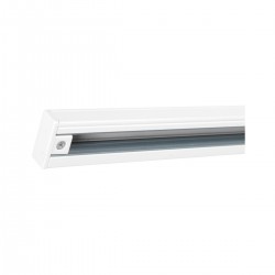 Μονοφασική Ράγα Οροφής 2 Καλωδίων 1 Μέτρο Λευκή ή Μαύρη Eurolamp