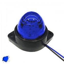 LED Πλευρικά Φώτα Όγκου Φορτηγών BULLET IP66 6 SMD 24 Volt Μπλε GloboStar