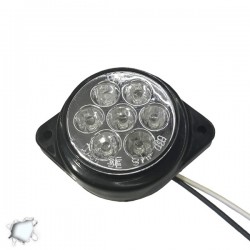 LED Πλευρικά Φώτα Όγκου Φορτηγών BULLET IP66 7 SMD 24 Volt Ψυχρό GloboStar