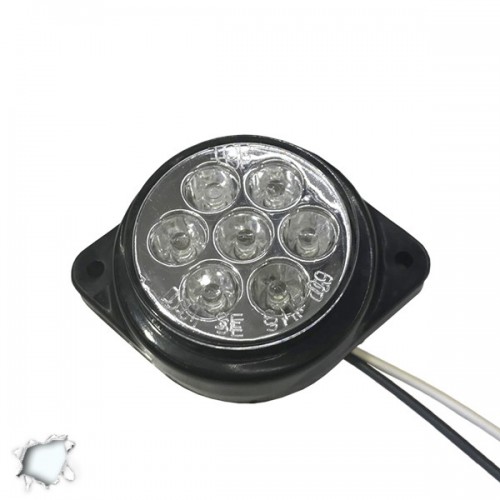 LED Πλευρικά Φώτα Όγκου Φορτηγών BULLET IP66 7 SMD 24 Volt Ψυχρό GloboStar