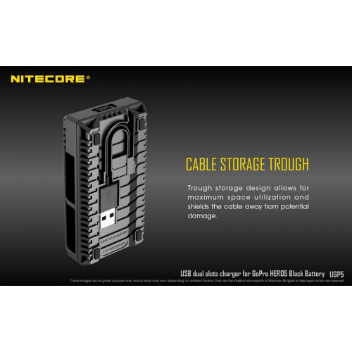 Φορτιστής NITECORE UGP5 για GoPro Hero5 Black