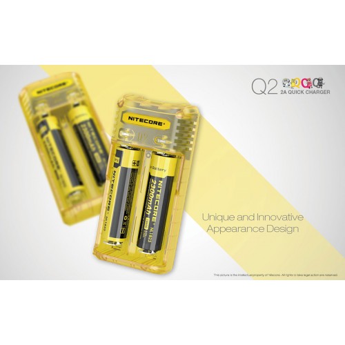 Φορτιστής NITECORE Q2 Quick charger 2A Σε Διάφορα Χρώματα