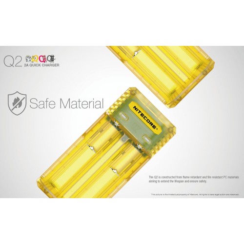 Φορτιστής NITECORE Q2 Quick charger 2A Σε Διάφορα Χρώματα