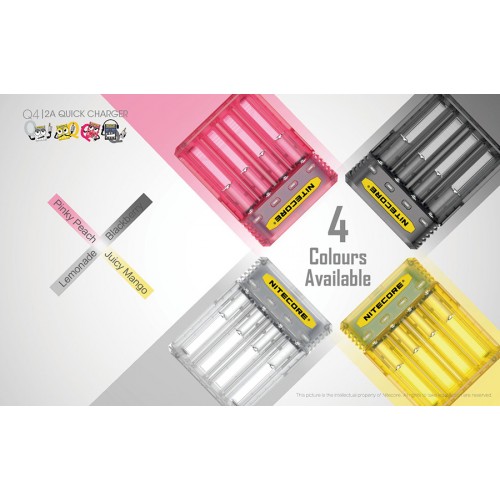 Φορτιστής NITECORE Q4 Quick charger 2A Σε Διάφορα Χρωματα