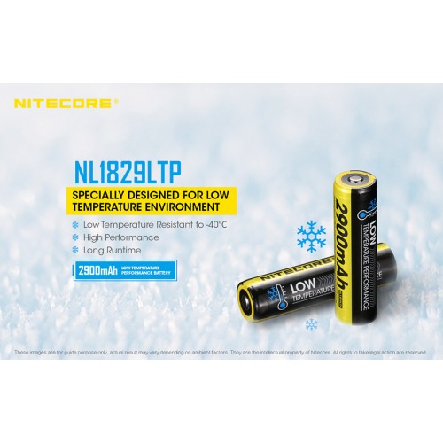 Μπαταρία NITECORE 18650, NL1829LTP