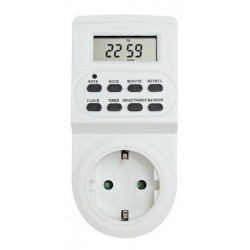 Ψηφιακός Χρονοδιακόπτης Πρίζας Ημερήσιος / Εβδομαδιαίος TGE-2A TOP ELECTRONIC