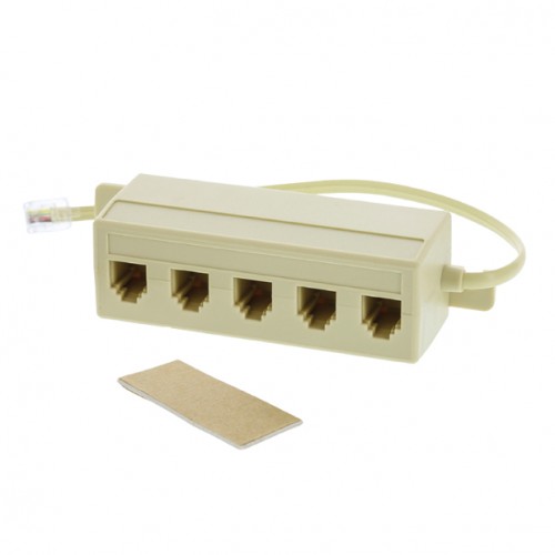 Τηλεφωνικό Καλώδιο Adaptor Αρσενικό/Θηλυκό 6P4C X5 SS316 TOP ELECTRONIC