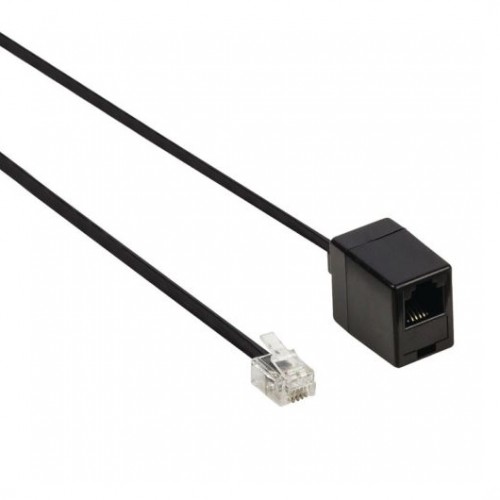 Τηλεφωνικό Καλώδιο Προέκτασης Αρσενικό/Θηλυκό 6P4C 2.0m T206 Σε Δύο Χρώματα TOP ELECTRONIC