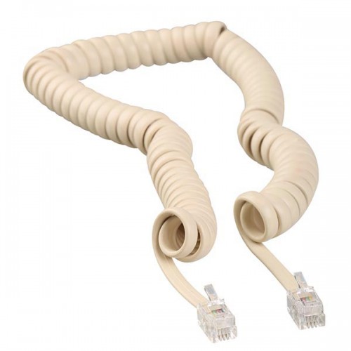 Τηλεφωνικό Καλώδιο Σπιράλ 4P4C 3.0m T205-44 (208) Σε Διάφορα Χρώματα TOP ELECTRONIC