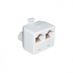 Τηλεφωνικό Adaptor Αρσενικό/Θηλυκό 8P8C X2 N120-02 (302) TOP ELECTRONIC