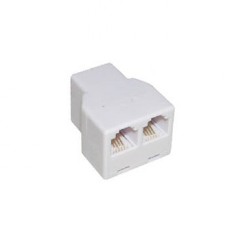 Τηλεφωνικό Adaptor Θηλυκό/Θηλυκό 6P4C X2 T201-03 TOP ELECTRONIC