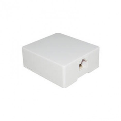 Πρίζα Τηλεφωνική Εξωτερική Αυτοκόλλητη 8P8C N120-04 (307) TOP ELECTRONIC