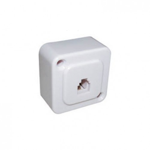 Πρίζα Τηλεφωνική Εξωτερική Βιδωτή Μικρή 6P2C T201-06 (309) TOP ELECTRONIC