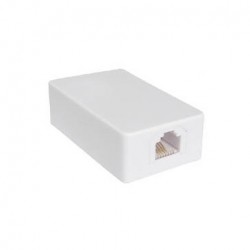 Πρίζα Τηλεφωνική Εξωτερική 6P4C Αυτοκόλλητη Μικρή ZH-713 TOP ELECTRONIC