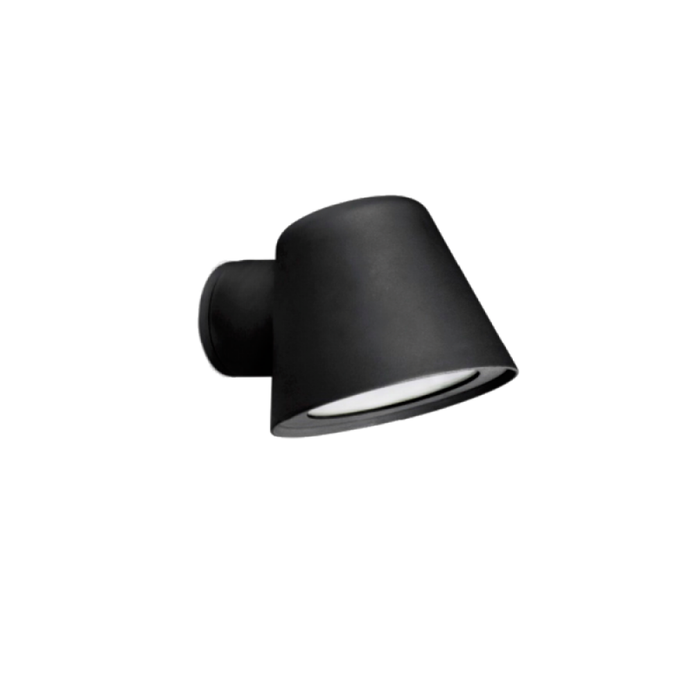 Φωτιστικό Απλίκα Από Αλουμίνιο Σε Μαύρο IP44 1xGU10 MARC VIOKEF