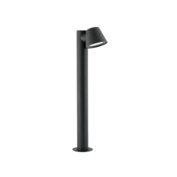 Φωτιστικό Κολωνάκι Από Αλουμίνιο Σε Μαύρο IP44 1xGU10 MARC VIOKEF