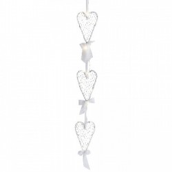 Διακόσμηση Γάμου Καρδιά Με Φωτάκια Μπαταρίας 3τμχ 100x15cm 15 LED Θερμό Φως DECOLIGHT