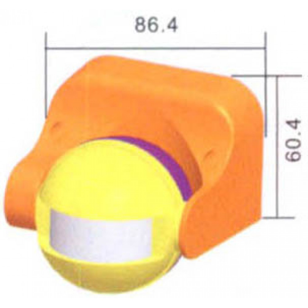 Αισθητήρας Κίνησης 180° 1200W/230VAC ΛΕΥΚΟΣ ST09 SLX TOP ELECTRONIC
